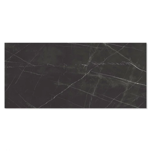 Marmor Klinker Blackquia Svart Matt 120x260 cm